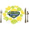Big Dot of Happiness Let's Rally - Pickleball - Birthday or Retirement Party Round Table Decorations - Paper Chargers - Place Setting For 12